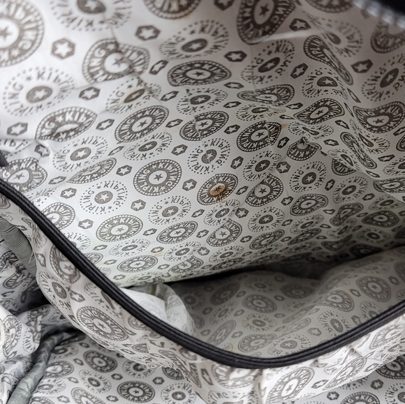 Kipling Hiker Hal Expandable Large Backpack Nylon Black No Monkey - Picture 15 of 16